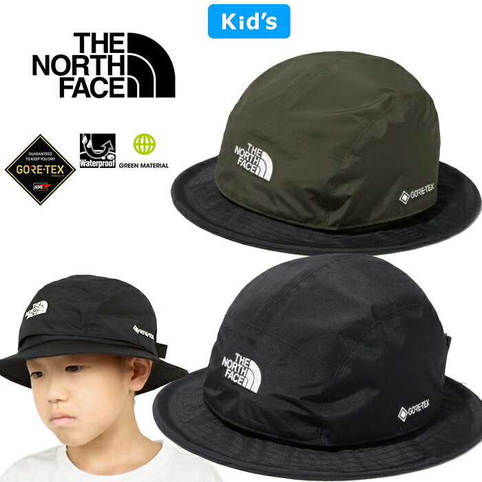 レインハット 子供用 ザ・ノース・フェイス THE NORTH FACE NNJ02301 キッズ ゴアテックスハット KIDS' GORE-TEX HAT アドベンチャー アウトドア カジュアル ジュニア 男の子 女の子 子供服 防水 耐久 雨具 帽子 2カラー 国内正規 2023SS 10%OFF セール