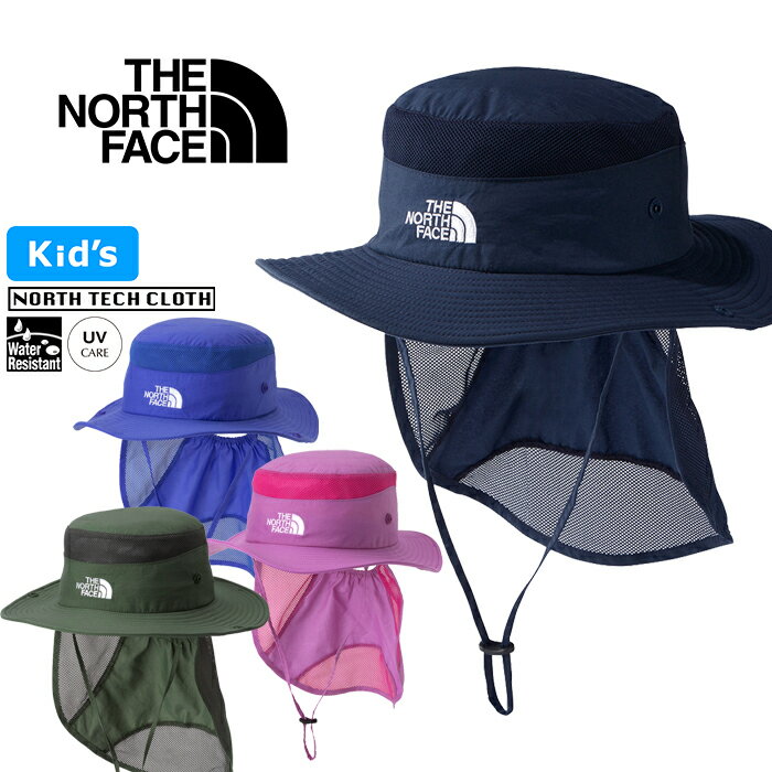 ザ・ノース・フェイス THE NORTH FACE NNJ02316 キッズ サンシールドハット KIDS' SUNSHIELD HAT アドベンチャー アウトドア ジュニア ジュニア ボーイズ ガールズ 男の子 女の子 子供服 UVカット 日焼け防止 撥水 通気 軽量 帽子 4カラー 国内正規 20%OFF セールのサムネイル