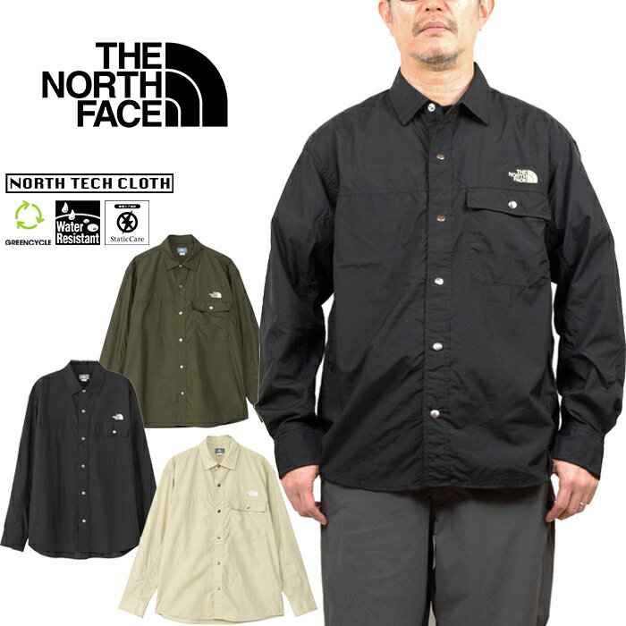 ノースフェイス ザ・ノース・フェイス THE NORTH FACE NR11961 ロングスリーブヌプシシャツ L/S NUPTSE SHIRT ジャケット アウトドア トップス アウター メンズ レディース 撥水 耐久 長袖 3カラー 国内正規 2024SS