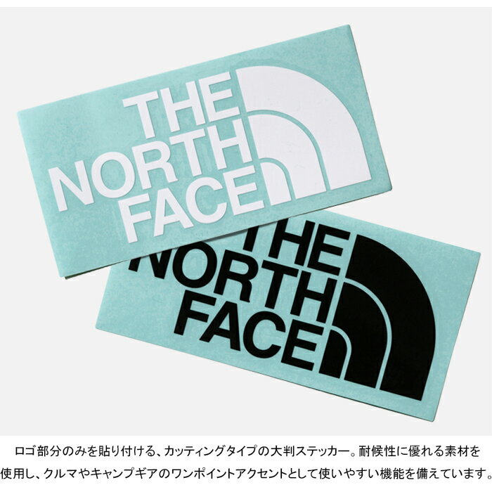 ザ・ノース・フェイス THE NORTH FACE NN32347 TNF カッティング ステッカー TNF CUTTING STICKER ロゴ シール シート アウトドア キャンプ メンズ レディース 6.8cm×14cm ギア 車 日本製 雑貨 2カラー 国内正規 10%OFF セール