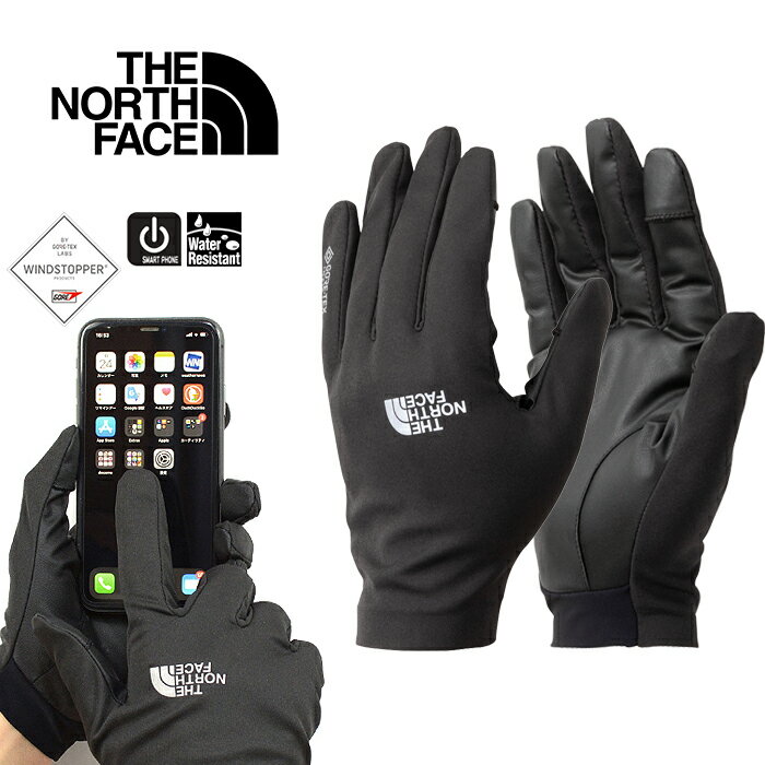 ザ ノース フェイス THE NORTH FACE NN62307 エンデュリス トレイル グローブ ENDURIS TRAIL GLOVE ゴアテックス 手袋 スマートフォン対応 アウトドア メンズ レディース 合成皮革 撥水 防風 防寒 耐久 K ブラック 国内正規 2023AW 10 OFF セール