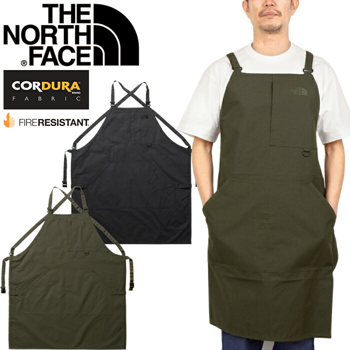 ザ・ノース・フェイス THE NORTH FACE NT62137 ファイヤーフライ エプロン FIREFLY APRON コーデュラナイロン アウトドア キャンプ キッチン メンズ レディース BBQ 料理 前掛け 焚火 難燃 2カラー 国内正規 2022SS 10%OFF セール