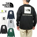 ザ・ノース・フェイス 洋服 メンズ ザ・ノース・フェイス THE NORTH FACE NT32442 ロングスリーブバックスクエアロゴティー Tシャツ L/S BACK SQUARE LOGO TEE ロンT アウトドア メンズ レディース 速乾 長袖 5カラー 国内正規 2024SS