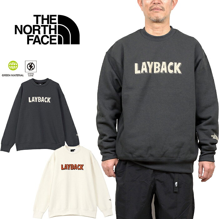 �����Ρ������ե����� THE NORTH FACE NT62511 �쥤�Хå����롼 LAYBACK CREW ���롼�ͥå� �������å� �ȥ졼�ʡ� �ץ륪����...