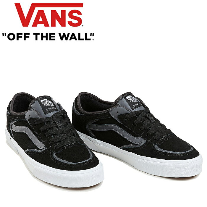 楽天LOWBROW SPORTSバンズ VANS VN0009QJKOU ローリークラシック Rowley Classic スケボー シューズ スニーカー キックス ローカット メンズ ヴァンズ 靴 ブラック/アスファルト 国内正規 2025AW