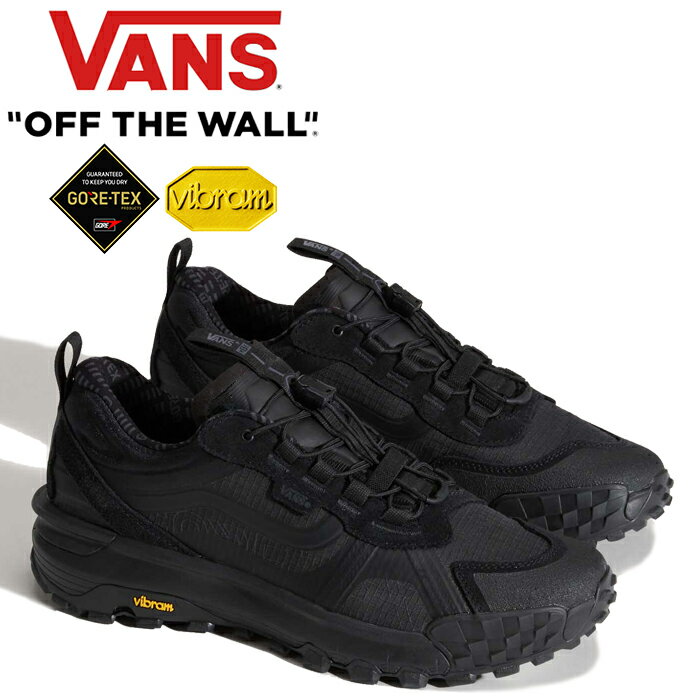 Rakuten - バンズ VANS VN000DAM1OJ クロスパス ゴアテックス MTE CROSSPATH XC GORE-TEX ビブラム キックス シューズ スニーカー スケボー メンズ レディース ヴァンズ 撥水 防水 透湿 靴 ブラックアウト 国内正規 2026AW