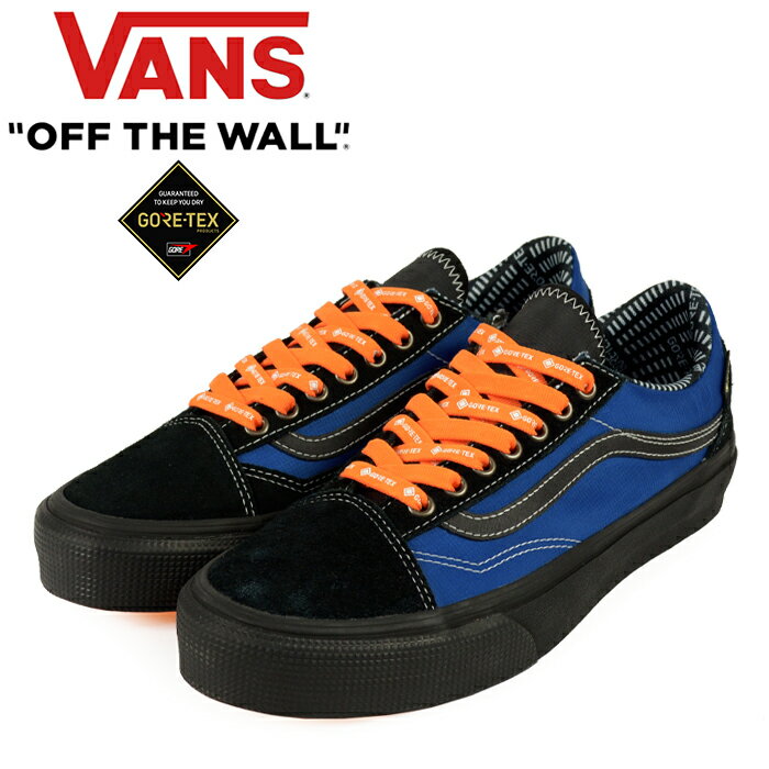 楽天LOWBROW SPORTSバンズ VANS VN000DCDY61 オールドスクール ゴアテックス OLD SKOOL GORE-TEX ナイロン スウェード シューズ スニーカー ローカット スケボー メンズ ヴァンズ 防水 透湿 耐久 靴 ブラック/ブルー 国内正規 2025AW