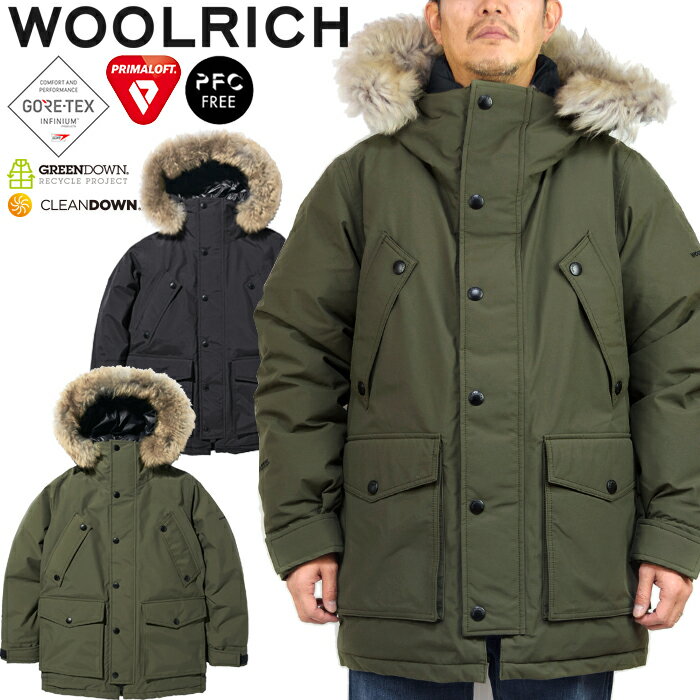 ウールリッチ WOOLRICH WJOU0045 ARCTIC DOWN PARKA BYPRODUCT LAMB FUR アークティック ダウンパーカー バイプロダクト ラム ファー ジャケット GORE-TEX ゴアテックス コート アウター アウトドア メンズ レディース 防水 耐久 防寒 2カラー 国内正規 20%OFF セール