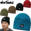 ワイルドシングス WILD THINGS WT24151SL ウォッチキャップ WATCH CAP ビーニー ワッチ キャップ ニット帽 コットン アクリル ス...