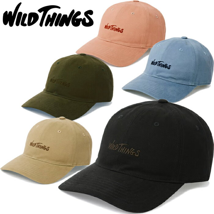 樂天商城 - ワイルドシングス WILD THINGS WT26059SL コットンツイルロゴキャップ COTTON TWILL LOGO CAP ストラップバックキャップ タウンユース アウトドア メンズ レディース ユニセックス 軽量 耐久 帽子 5カラー 国内正規 2026SS