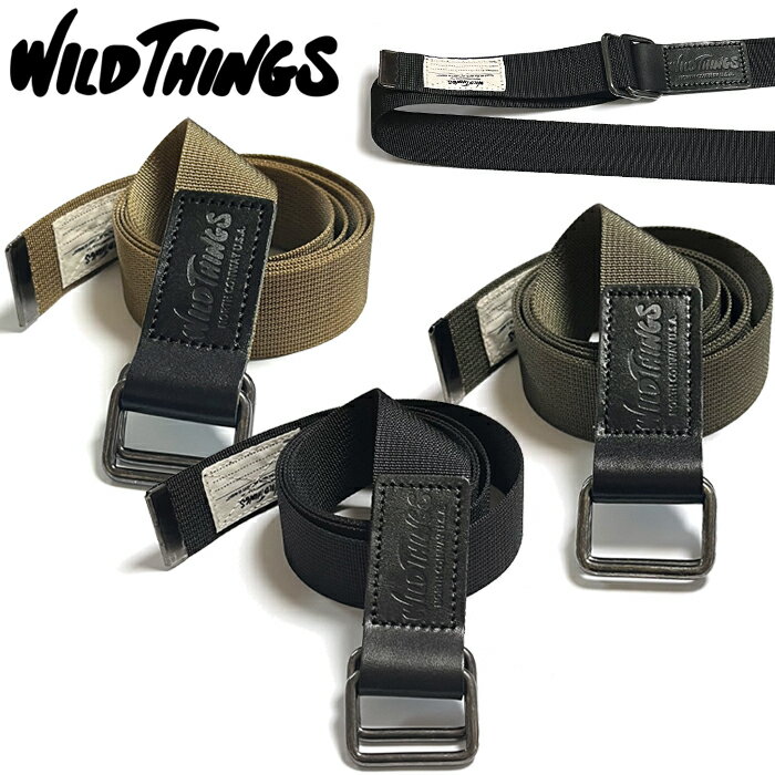 樂天商城 - ワイルドシングス WILD THINGS WT26062P アーミー ベルト ARMY BELT Wリングベルト ウェービングベルト フリーサイズ ミリタリー タウンユース サバゲ メンズ レディース ユニセックス アクセサリー レザー 本革 軍物 日本製 装飾 雑貨 3カラー 国内正規 2026SS