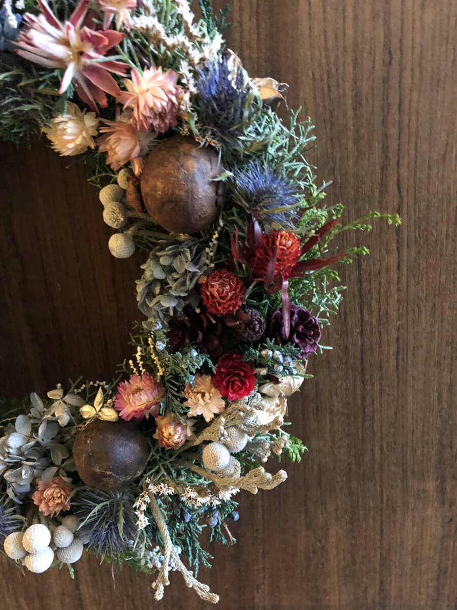 50 Off Christmas Wreath Big F33cm クリスマスリース レッド リース ドライフラワー おしゃれ 玄関 インテリア 壁掛け 贈り物 プレゼント 可愛い かわいい ギフト 誕生日 誕生日プレゼント 贈り物 クリス Dunya Dilleri Com