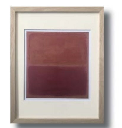 樂天商城 - マーク・ロスコ　「No.3,1967」　額付きポスター