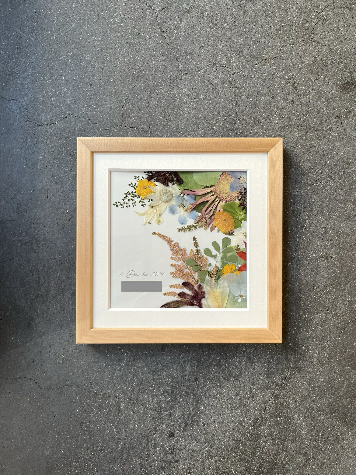 【アフターブーケ ＜Caebo カエボ＞】生花ブーケを「押し花＆額装」してお届けしま...