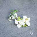 アーティフィシャルフラワーイヤーフック <Natural>-G 造花 アーティフィシャルフラワー アクセサリー ウェディング 前撮り 成人式 発表会 プレゼント ギフト(4)