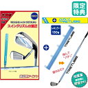 ★限定セット販売★アイアン スイング練習 しなるシャフト 六角グリップ 実打可能 男性用 リズムチェック ゴルフ練習器具 スコアアップ