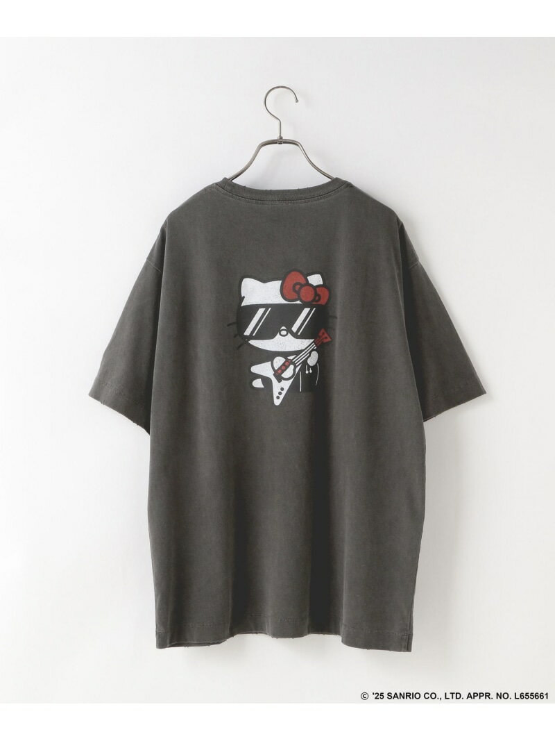 【SALE／50%OFF】【HELLO KITTY】BIG TEE LOWRYS FARM ローリーズファーム トップス カットソー・Tシャツ グレー ホワイト【RBA_E】[Rakuten Fashion]のサムネイル