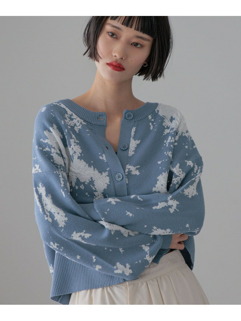 【SALE／40%OFF】ボカシジャガードカーディガン LOWRYS FARM ローリーズファーム トップス カーディガ..