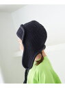 【SALE/20%OFF】ニットイヤーCAP LOWRYS FARM ローリーズファーム 帽子 ニット帽・ビーニー レッド ネイビー ホワイト【RBA_E】[R...