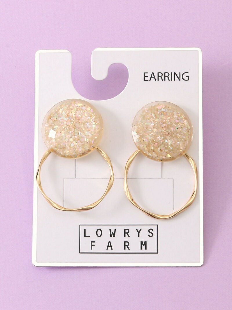 【SALE／50%OFF】2WAYシェルメタルリングER LOWRYS FARM ローリーズファーム アクセサリー・腕時計 イヤリング・イヤーカフ ゴールド シルバー【RBA_E】[Rakuten Fashion]