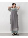【SALE/20%OFF】シアーレイヤードキャミワンピース LOWRYS FARM ローリーズファーム ワンピース・ドレス ワンピース グレー ブラック ホワイ...