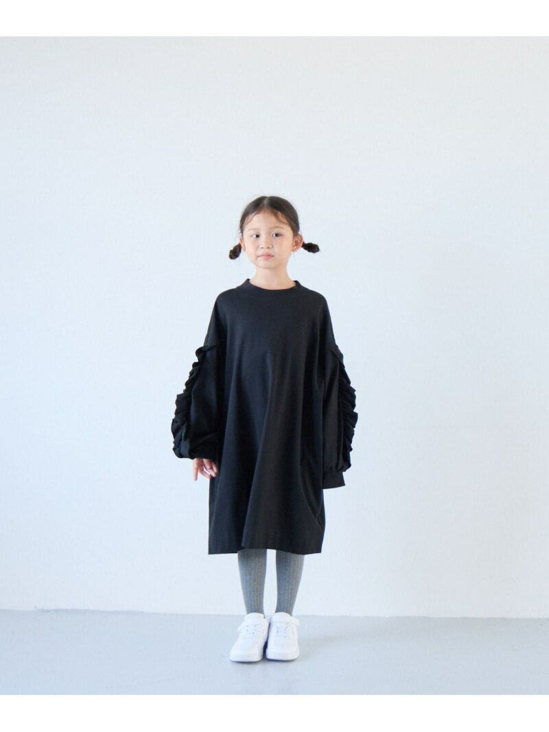 【SALE／20%OFF】USAソデフリルワンピース LOWRYS FARM ローリーズファーム ワンピース・ドレス ワンピース レッド ブラック ブルー【RBA_E】[Rakuten Fashion]のサムネイル