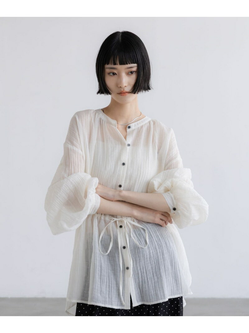 樂天商城 - ドロストバンドシャツ LOWRYS FARM ローリーズファーム トップス シャツ・ブラウス ピンク ホワイト ブラック【送料無料】[Rakuten Fashion]