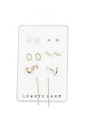 【SALE／50%OFF】7セットピアス LOWRYS FARM ローリーズファーム アクセサリー ピアス ゴールド シルバー【RBA_E】[Rakuten Fashion]