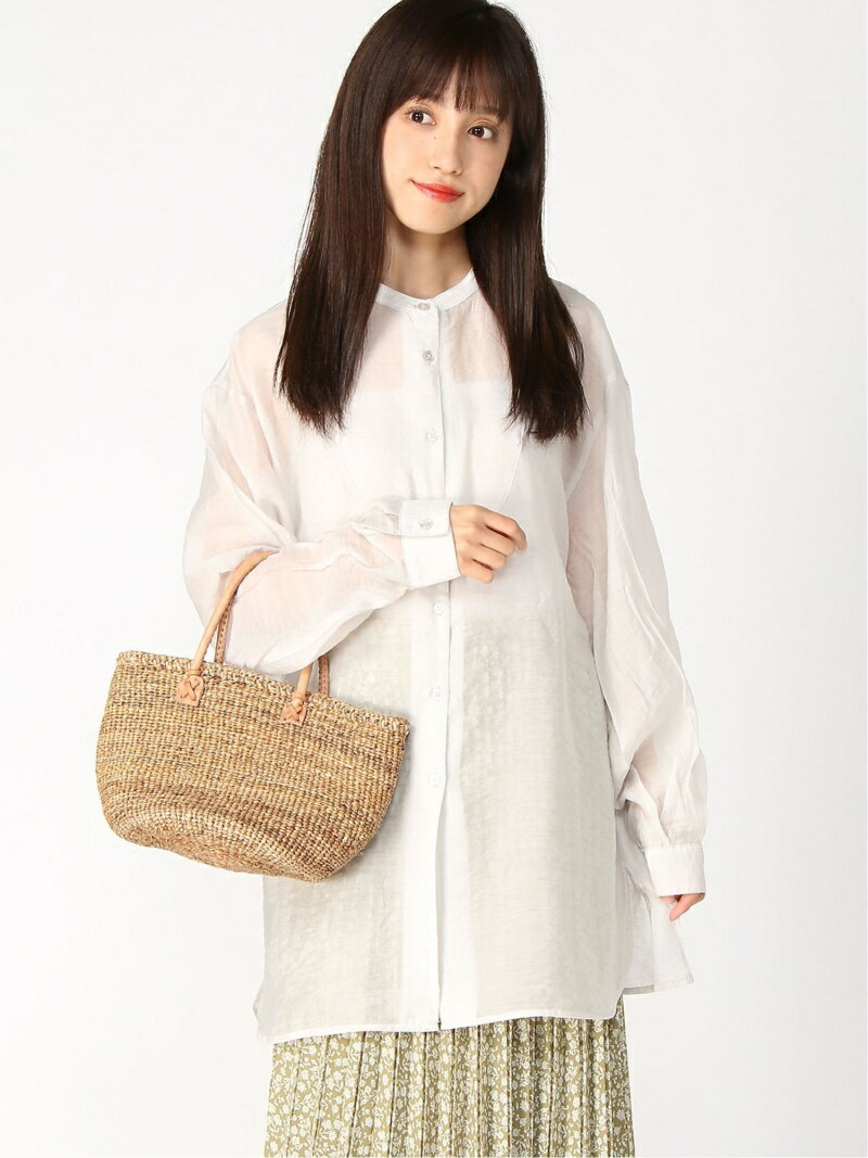 【SALE／27%OFF】シアードレスシャツLS LOWRYS FARM ローリーズファーム シャツ/ブラウス 長袖シャツ グレー ブラウン ブラック【RBA_E】[Rakuten Fashion]のサムネイル