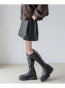 ストレッチインヒールロングブーツ LOWRYS FARM ローリーズファーム シューズ・靴 ブーツ ブラウン ブラック【先行予約】*【送料無料】[Rakuten...