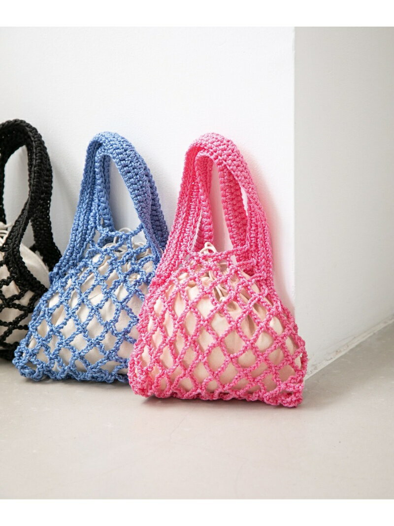 【SALE／30%OFF】(W)メッシュミニBAG LOWRYS FARM ローリーズファーム バッグ トートバッグ ブラック ブルー ピンク【RBA_E】[Rakuten Fashion]のサムネイル