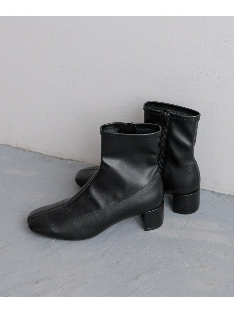 ストレッチヒールブーツ LOWRYS FARM ローリーズファーム シューズ・靴 ブーツ ブラウン ブラック【先行予約】*【送料無料】[Rakuten Fashion]