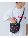 【SALE/20%OFF】【HELLO KITTY】 ミニトート LOWRYS FARM ローリーズファーム バッグ トートバッグ ホワイト ブラック【RBA_...
