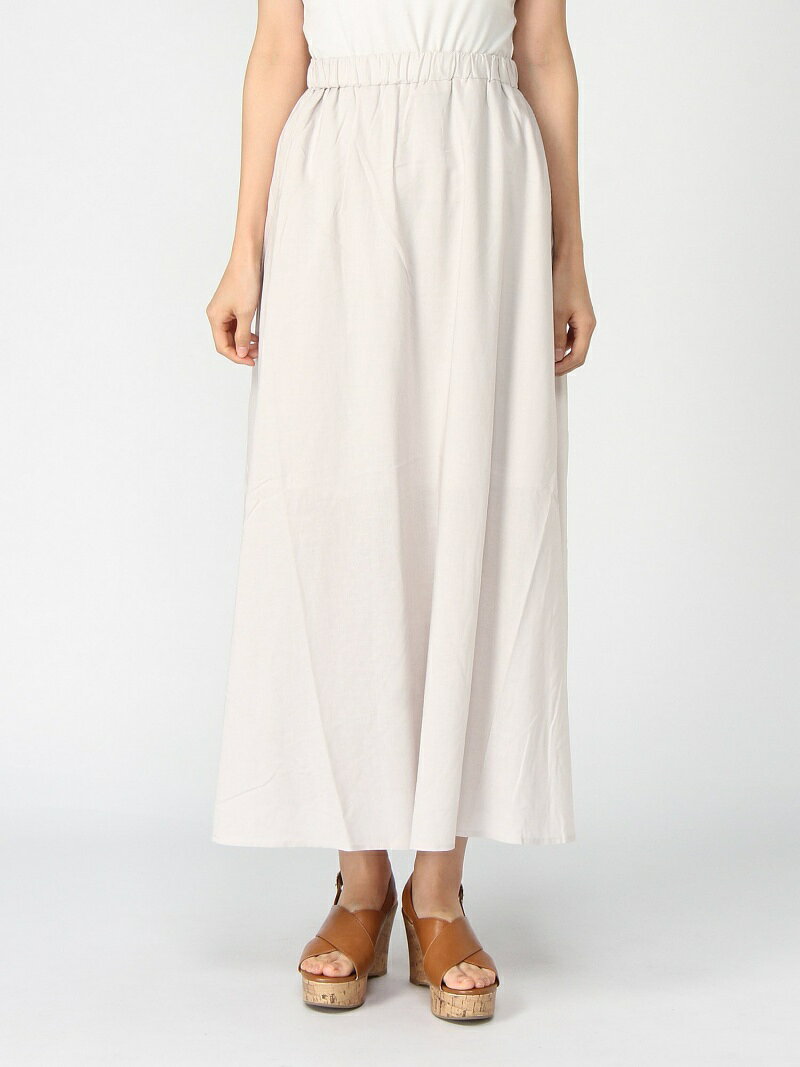[Rakuten BRAND AVENUE]アサレーヨンマキシスカート LOWRYS FARM ローリーズファーム スカート【RBA_S】