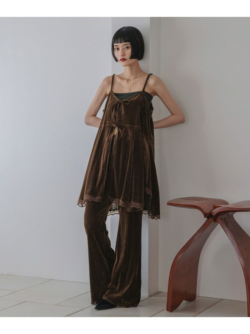 【SALE／52%OFF】2WAYカットベロアミニワンピース LOWRYS FARM ローリーズファーム ワンピース・ドレス..