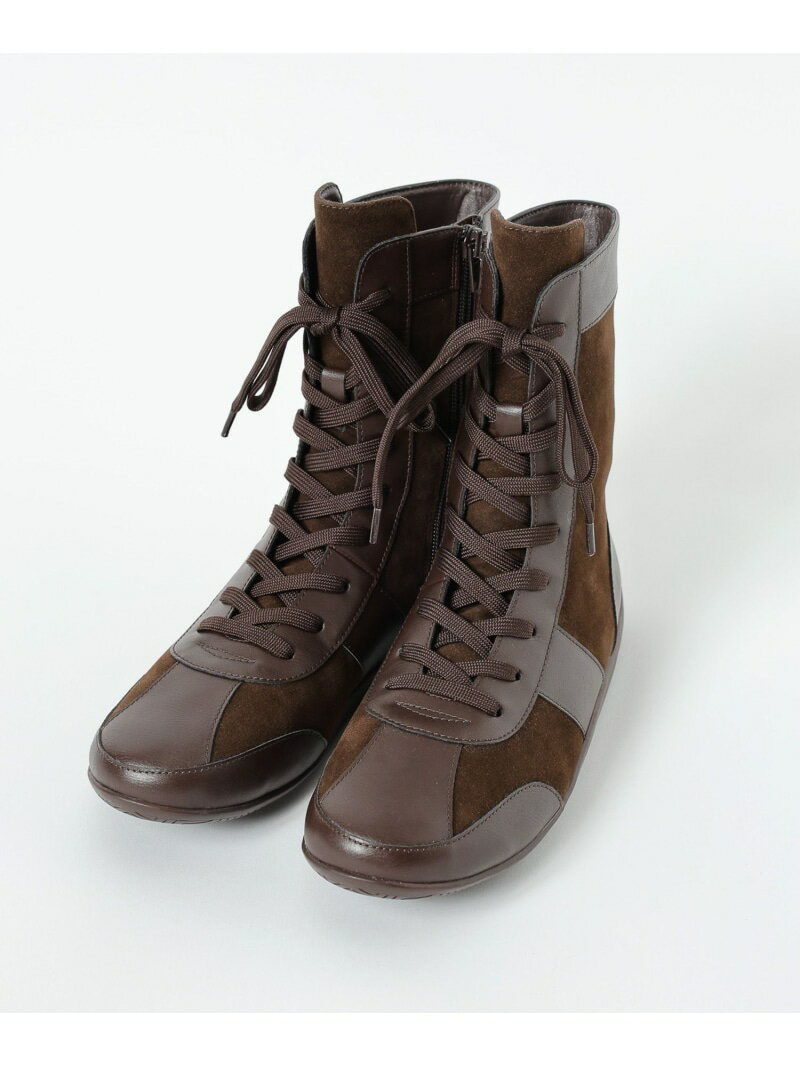 【SALE／60%OFF】ボクシングシューズ LOWRYS FARM ローリーズファーム シューズ・靴 ブーツ ブラウン ブラック【RBA_E】[Rakuten Fashion]のサムネイル