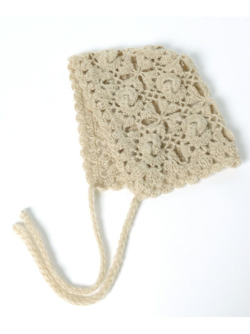 【SALE／50%OFF】クロシェボンネット LOWRYS FARM ローリーズファーム ヘアアクセサリー その他のヘアアクセサリー グレー ベージュ【RBA_E】[Rakuten Fashion]のサムネイル