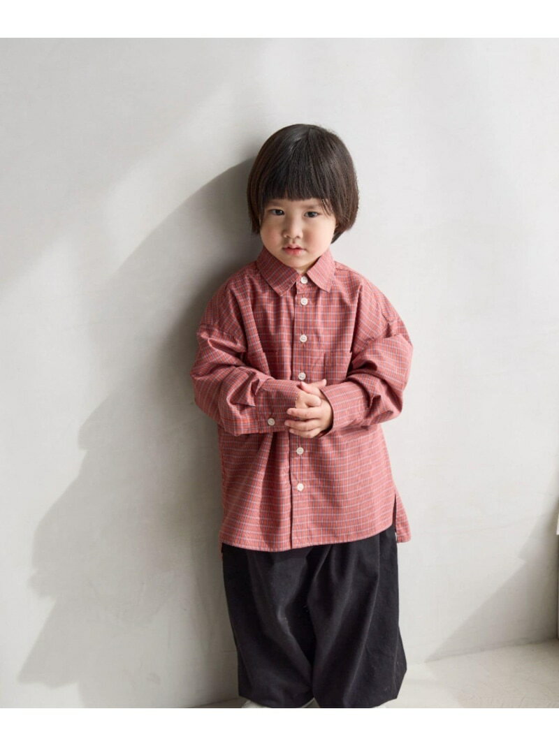 【SALE／20%OFF】チェックシャツLS LOWRYS FARM ローリーズファーム トップス シャツ・ブラウス レッド ブラウン【RBA_E】[Rakuten Fashion]のサムネイル