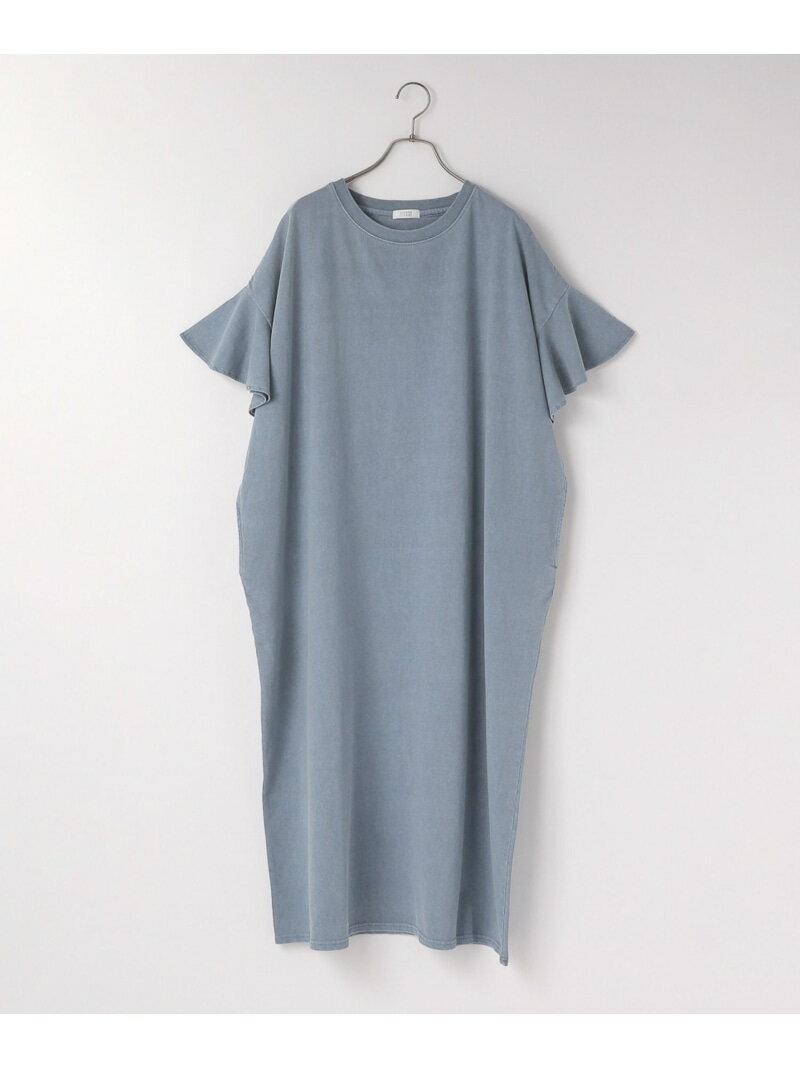 【SALE／40%OFF】BIGフリルワンピースSS LOWRYS FARM ローリーズファーム ワンピース・ドレス ワンピース ブルー グレー ホワイト【RBA_E】[Rakuten Fashion]のサムネイル