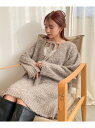 【SALE／50%OFF】(W)ラメニットミニワンピース LOWRYS FARM ローリーズファーム ワンピース・ドレス ワンピース ベージュ グレー イエロー【RBA_E】[Rakuten Fashion]