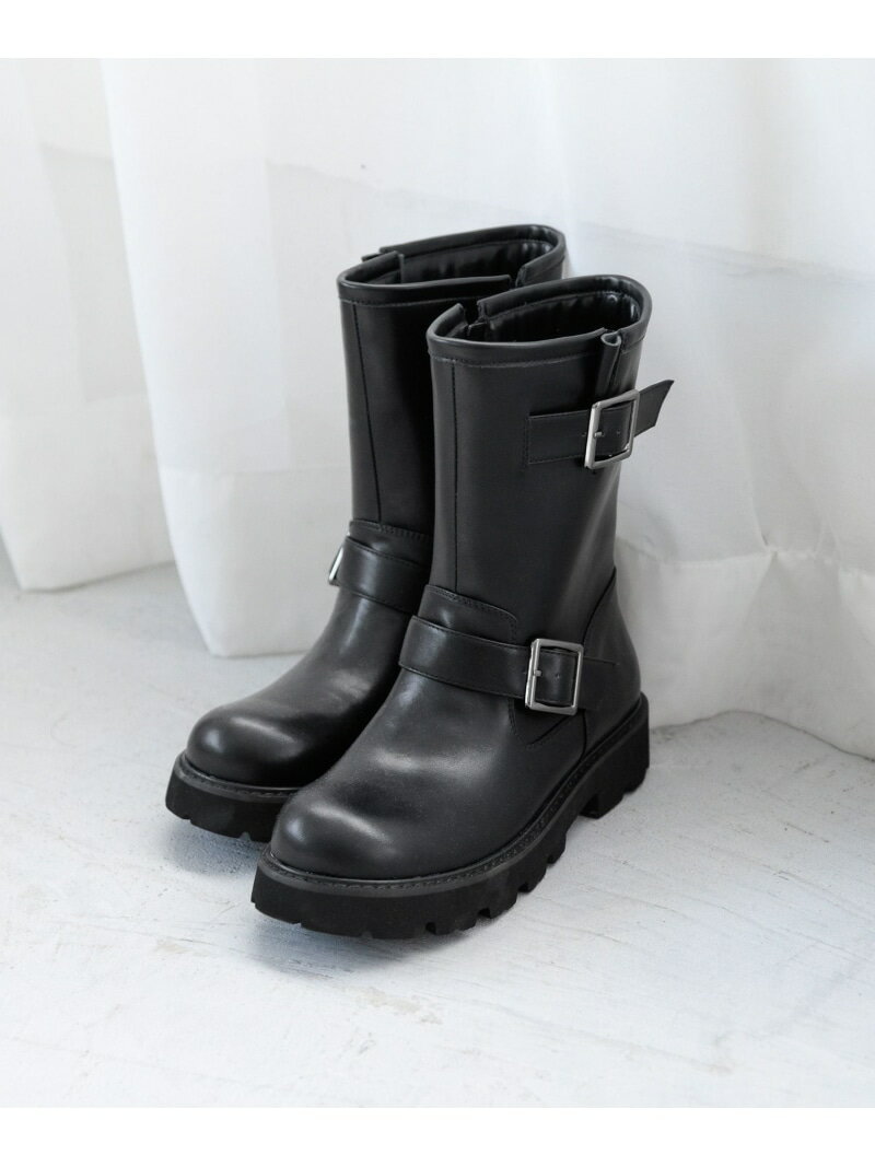 【SALE／60%OFF】エンジニアブーツ LOWRYS FARM ローリーズファーム シューズ・靴 ブーツ ブラック ブラウン【RBA_E】[Rakuten Fashion]のサムネイル