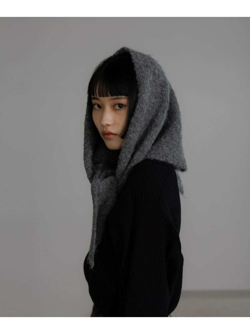 キモウサンカクスカーフ LOWRYS FARM ローリーズファーム ファッション雑貨 マフラー・ストール・ネックウォーマー グレー ベージュ ブラウン[Rakuten Fashion]のサムネイル