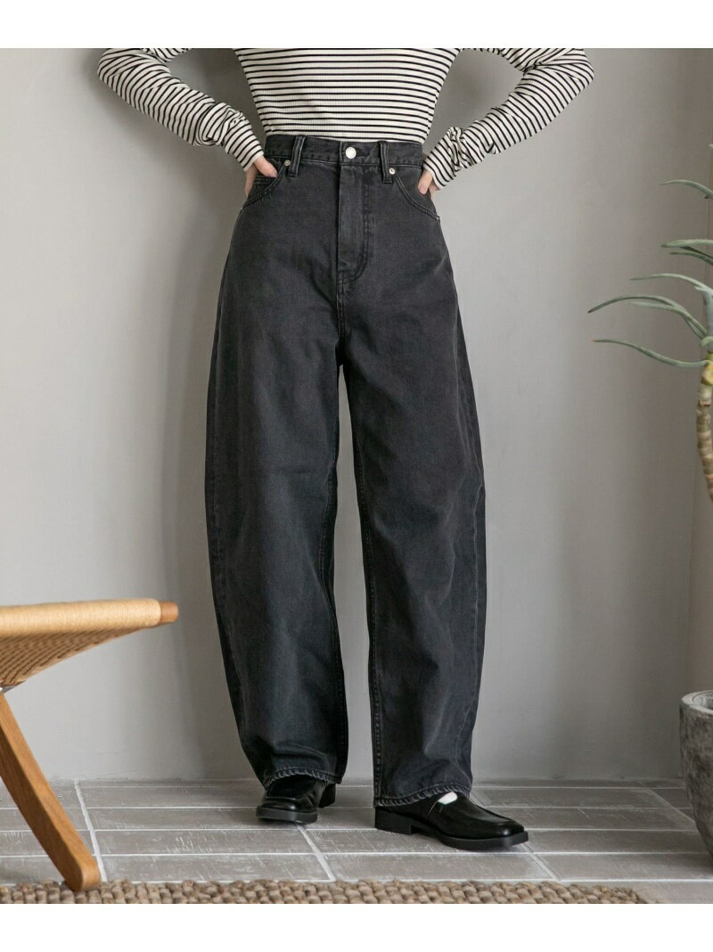 (W)カーブデニムP LOWRYS FARM ローリーズファーム パンツ ジーンズ・デニムパンツ ブラック【送料無料】[Rakuten Fashion]のサムネイル