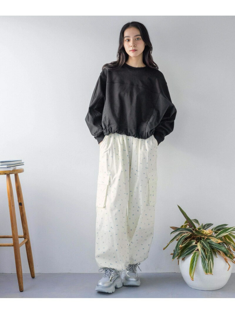 樂天商城 - 【SALE／50%OFF】ハナガラフリルドロストパンツ LOWRYS FARM ローリーズファーム パンツ その他のパンツ【RBA_E】【送料無料】[Rakuten Fashion]