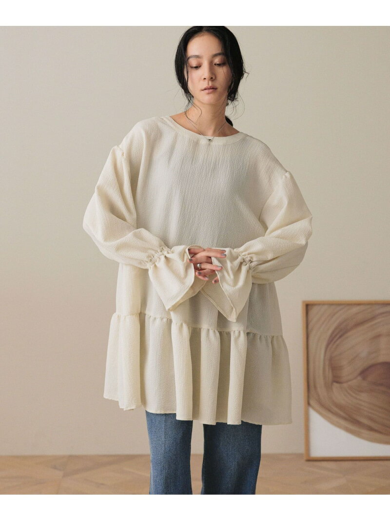 【SALE／60%OFF】ティアードミニワンピースLS LOWRYS FARM ローリーズファーム ワンピース・ドレス チ..