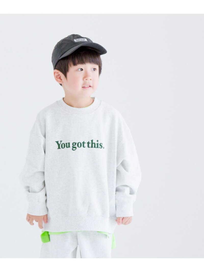 (K)K/シンプルロゴウラケLS LOWRYS FARM ローリーズファーム トップス スウェット・トレーナー グレー ホワイト ネイビー[Rakuten Fashion]のサムネイル