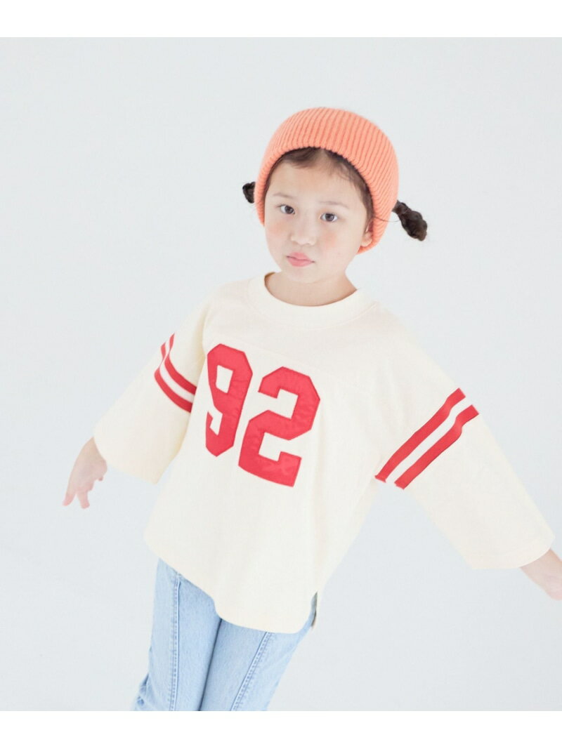 【SALE／20%OFF】ナンバリングT LOWRYS FARM ローリーズファーム トップス カットソー・Tシャツ ホワイト グレー ブルー【RBA_E】[Rakuten Fashion]のサムネイル