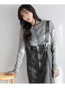【SALE/50%OFF】【セットアイテム】アシメシャーリング2PLS LOWRYS FARM ローリーズファーム トップス シャツ・ブラウス ピンク グレー【...