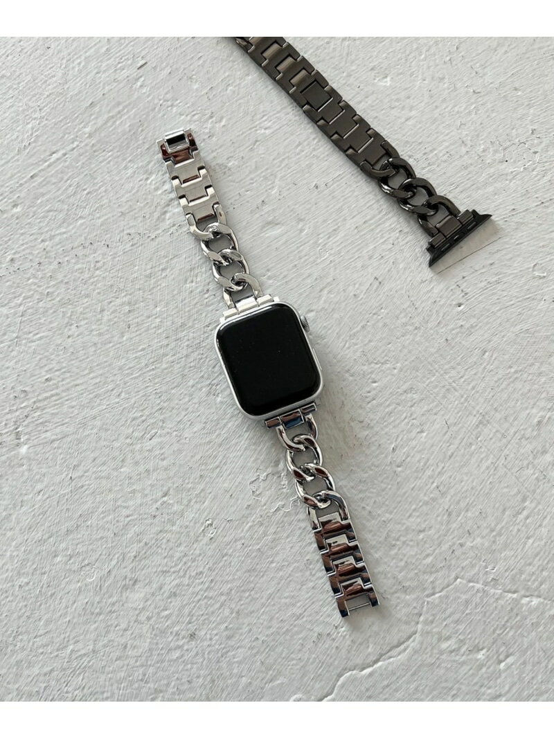 【Me%】【ステンレス】AppleWatchチェーンバンド Me% ローリーズファーム アクセサリー・腕時計 腕時計【先行予約】*[Rakuten Fashion]