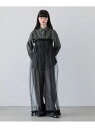 【SALE/38%OFF】【yuw】チュールオールインワン yuw ローリーズファーム オールインワン・オーバーオール オールインワン・つなぎ ブラック ブルー...